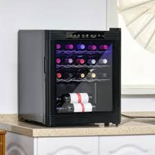 18 Bottle Wine Cooler, Mini Beverage Fridge