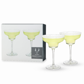 Angled Crystal Margarita Glasses By Viski