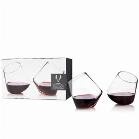 Rolling Crystal Wine Glasses By Viski