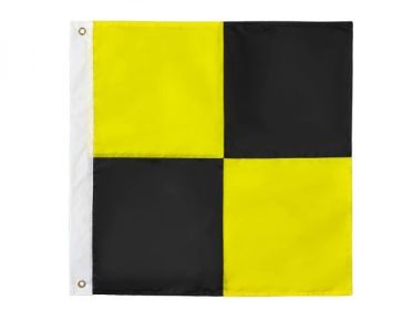 Authentic Letter L Nautical Alphabet Navy Code Signal Flag 24"" - Outdoor Use