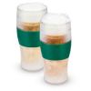 Cool Your Brew: Beer FREEZE™ in Green (Set of 2) by HOST®