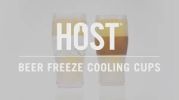 Cool Your Brew: Beer FREEZE™ in Green (Set of 2) by HOST®