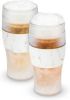 Chill in Style: Beer FREEZE™ in Marble (Set of 2) by HOST®