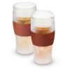 Elevate Your Sips: Beer FREEZE™ in Wood (Set of 2) by HOST®