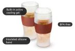 Elevate Your Sips: Beer FREEZE™ in Wood (Set of 2) by HOST®