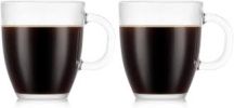 Bodum 2 Pack Single Wall Bistro Mugs - Stylish Drinkware for Home