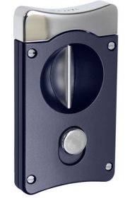 Visol V Wedge Cigar Cutter in Blue