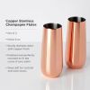 Copper Stemless Champagne Flutes By Viski