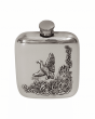 English Pewter 6oz Mallard Duck Flask