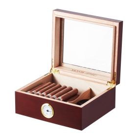 GALINER Exquisite Portable Cigar Humidor with Hygrometer. The Ultimate Elegance for Cigar Aficionados