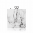 Marble 6 Oz Stainless Steel Flask