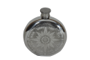 Pewter Compass Flask - 6 oz