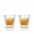 Sleek Elegance: Prism Crystal Whiskey Tumblers by Viski