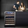 SOTOLA Dual Zone Wine Cooler – Perfect Storage for Your Diverse Wine Collection