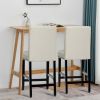 Set of 2 Modern Kitchen Dining & Barstools w/ Black Wood Legs