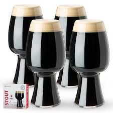 Set of 4 Spiegelau Craft Stout Glasses – Perfect for Enjoying Your Favorite Brews