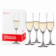 Spiegelau Salute Champagne Flute Set of 4 | Elegant Drinkware