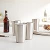 Stainless Steel Pint Cups, Set of 4 by True