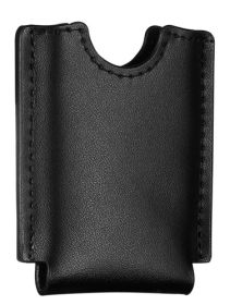 Visol Black Felt with Leather Exterior Stitched Cigar Cutter Case - VCUT30008P