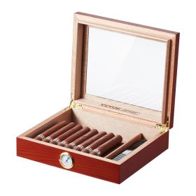 VEVOR 25-Cigar Glass Top Humidor