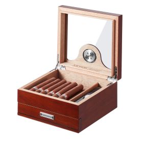 VEVOR 35 Cigar Glass Top Humidor