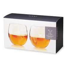 Viski Globe Whiskey Tumblers: Elegant Crystal Drinking Glasses