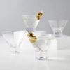 Viski Heavy Base Crystal Martini Glasses - A Toast to Sophistication