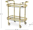 Belmont Gold Bar Cart By Viski