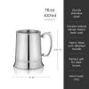 Viski Stainless Steel Beer Stein: Durable Elegance