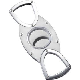 Visol Leon High-Polish Satin Guillotine Cigar Cutter – Precision Cutting with Sleek Style!