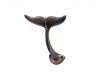 Antique Copper Decorative Whale Tail Hook 5""