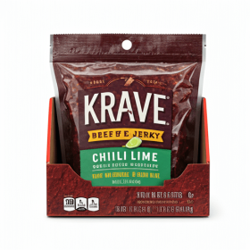 Krave Beef Jerky - Chili Lime - Case Of 8 - 2.7 Oz