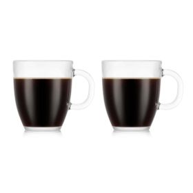 Bodum 2 pk Single Wall Bistro Mugs