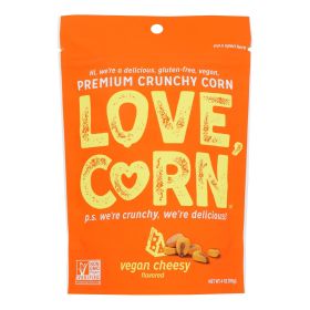 Love Corn - Crunchy Cheezy Corn- Case Of 12-4 Oz