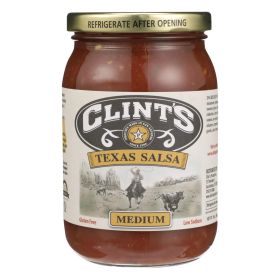 Clint's Salsa - Medium Mexican - Case Of 6 - 16 Oz.