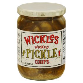 Wickles Pickle Chips - Case Of 6 - 16 Oz