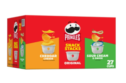 Pringles Snack Stacks Variety Pack Potato Crisps Chips;  19.3 oz;  27 Count