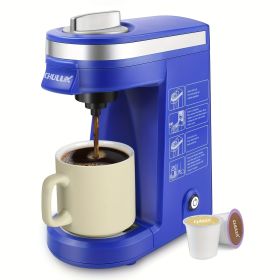 CHULUX Coffee Maker Machine, Single Cup Pod Coffee Brewer with Quick Brew Technology