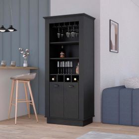 Bar Cabinet Provo, Living Room, Black