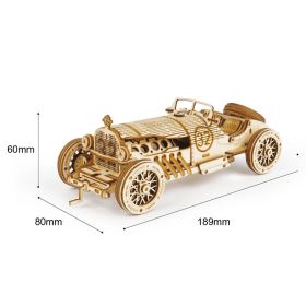 Robotime ROKR Grand Prix Car 3D Wooden Puzzle - Rev Up Your Creativity