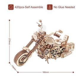 Robotime ROKR Cruiser Motorcycle: Build Your Own Ride!