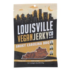 Louisville Vegan Jerky Jerky - Vegan - Carolina BBQ- Case Of 10 - 3 Oz