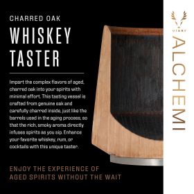 Alchemi Charred Oak Whiskey Taster Viski®