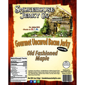 Old Fashioned Maple Bacon Jerky - Gluten Free