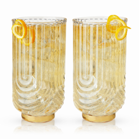 Gatsby Highball Glasses by Viski