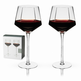 Seneca Wine Glass by Viski