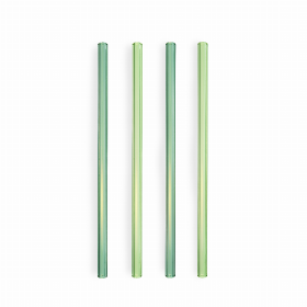 Woodland Green Glass Straws By Twine