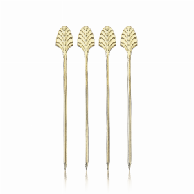 Gold Art Deco Cocktail Picks By Viski