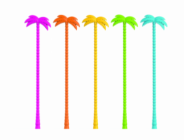 Palm Tree Stir Sticks (Set Of 5) By Truezoo