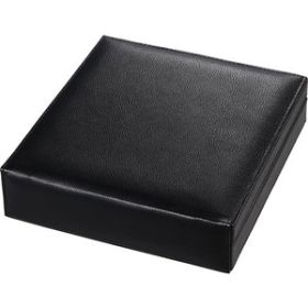 Visol Black Leather Cigar Humidor Holds 16 Cigars - VHUD514